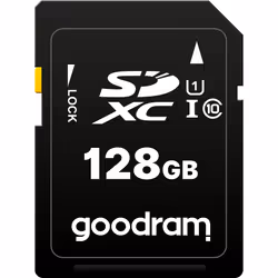 Goodram S1A0, 128 Go, SDXC, Classe 10, UHS-I, 100 Mo/s, 10 Mo/s