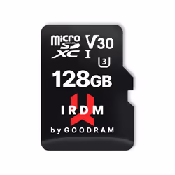 Goodram IRDM, 128 Go, MicroSDXC, Classe 10, UHS-I, 100 Mo/s, 70 Mo/s
