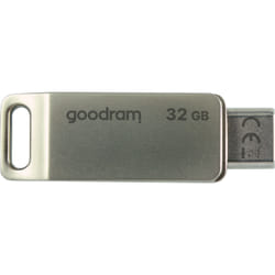 Goodram ODA3 lecteur USB flash 32 Go USB Type-A / USB Type-C 3.2 Gen 1 (3.1 Gen 1) Argent