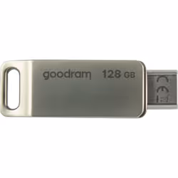Goodram ODA3, 128 Go, USB Type-A / USB Type-C, 3.2 Gen 1 (3.1 Gen 1), 60 Mo/s, Pivotant, Argent