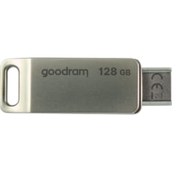 Goodram ODA3 lecteur USB flash 128 Go USB Type-A / USB Type-C 3.2 Gen 1 (3.1 Gen 1) Argent