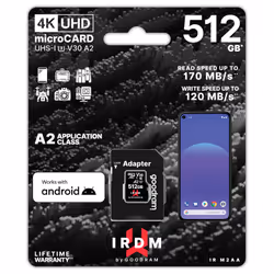 Goodram IRDM M2AA 512 Go MicroSDXC UHS-I Classe 10