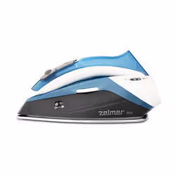 Zelmer ZIR0500 Fer à repasser à sec ou à vapeur Semelle en acier inoxydable 1100 W Noir, Bleu, Blanc