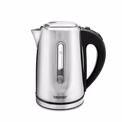 Zelmer ZCK7924, 1,7 L, 2200 W, Acier inoxydable, Acier inoxydable, Thermostat réglable, Indicateur de niveau d'eau