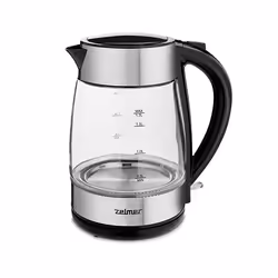 Zelmer ZCK8011, 1,7 L, 2200 W, Noir, Acier inoxydable, Verre, Indicateur de niveau d'eau, Arrêt de sécurité en cas de surchau ...