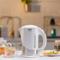 Zelmer ZCK7630I bouilloire 1,7 L 1850 W Crème, Argent, Blanc