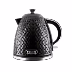 ELDOM C265C NELA, 1,7 L, 2000 W, Noir, Indicateur de niveau d'eau, Sans fil, Filtrage