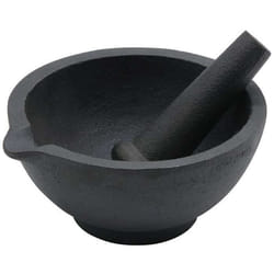 Mortier de cuisine - KINGHOFF - KH-1197 - Fonte - 13 cm - Décoratif et fonctionnel