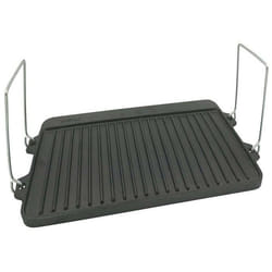Plaque de grill - KINGHOFF - KH-1262 - Fonte de haute qualité - Double face - 44 x 24 x 2 cm