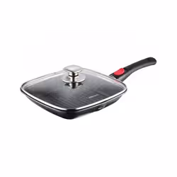 Kinghoff poele a griller en granit 28 cm poignée amovible 8023