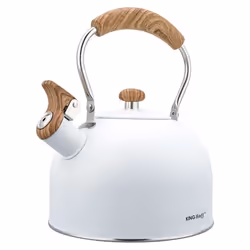 Bouilloire - KINGHOFF - KH-1860 - Acier inoxydable - 25L - Sifflet intégré - Blanc