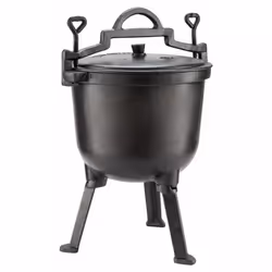 Chaudron en Fonte - KINGHOFF - KH-2233 - 10L - Pieds Amovibles - Décoration Jardin