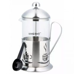 Cafetière à piston - KINGHOFF - KH-4830 - Acier inoxydable - Verre - 350ml