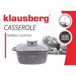 Faitout - marmite Klausberg - KB-7530 Kinghoff - Pot en marbre 24cm kb-7530 44l!