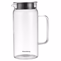Carafe en verre - KLAUSBERG - KB-7686 - 1L - Verre borosilicate - Design élégant