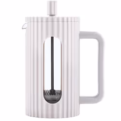 Cafetière à piston - KLAUSBERG - KB-7748 - 600ml - Acier inoxydable - Blanc