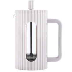 Cafetière à piston - KLAUSBERG - KB-7748 - 600ml - Acier inoxydable - Blanc