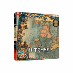 Good Loot The Witcher: Northern Kingdom Map Jeu de puzzle 1000 pièce(s) Jeu vidéo