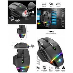 Souris Gamer Sans Fil - XPERT - M800 - 10000 DPI - 9 Boutons - RGB Rechargeable