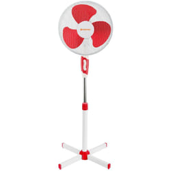 Vortex - Ventilateur sur pied Wave 40W 3 vitesses D40cm Rouge