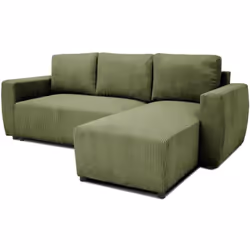 Découvrez le canapé d'angle convertible réversible PHARELL, un meuble élégant et pratique pour votre salon. Revetu d'un tissu ...