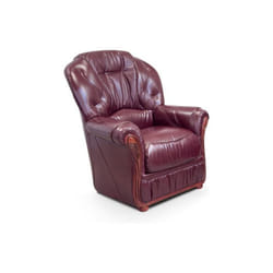Fauteuil en cuir de buffle DAPHNE - Bordeaux - VENTE-UNIQUE - 3 places - Contemporain - Design