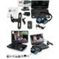 Lecteur DVD portable - LENCO - DVP-910 - Écran 9 pouces - Batterie rechargeable - Casque inclus