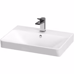 Lavabo en céramique Mille 56 couleur : blanc matériau : céramique sanitaire dimension : 560 x 405 x 160 mm installation dans  ...