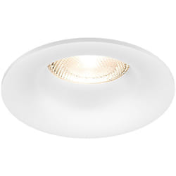 Braytron - Fixation spot Tetra-D, rond, blanc, fixe, diamètre 88mm, aluminium