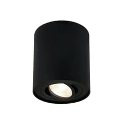 Braytron - Plafonnier alu GAMA-8010B rond GU10 35W Noir