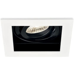 Support de spot Beta R4 carré blanc/noir MR16 GU10/GU5.3