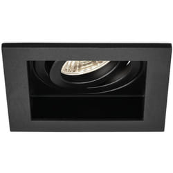 Braytron - Support de spot Beta R4 carré noir MR16 GU10/GU5.3