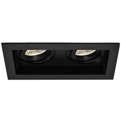 Braytron - Support 2x spots Beta R5 rectangle noir MR16 GU10/GU5.3