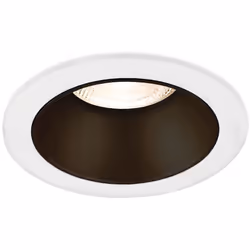 Ce support de spot Beta R1 rond blanc/noir MR16 GU10/GU5.3 se complète avec une ampoule MR16 GU5.3/GU10 et la douille qui cor ...