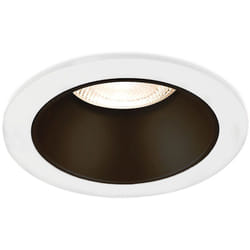 Braytron - Support de spot Beta R1 rond blanc/noir MR16 GU10/GU5.3