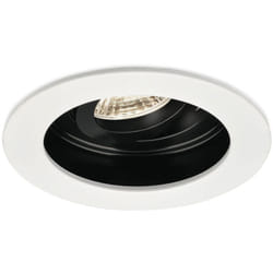 Braytron - Support de spot Beta R3 rond blanc/noir MR16 GU10/GU5.3