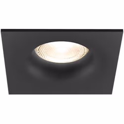 Ce support de spot Tetra D1 carré noir MR16 GU10/GU5.3 se complète avec une ampoule MR16 GU5.3/GU10 et la douille qui corresp ...