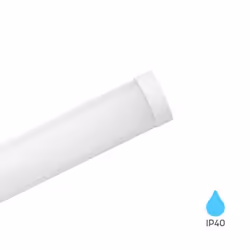 Réglette LED 18W 4000K IP40 Blanc
