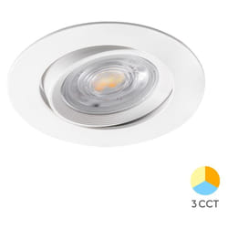 Braytron - Spot led encastrable 3en1 rond blanc 7W IP20