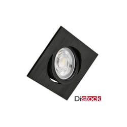 Braytron - Spot led encastrable 3en1 carré noir 7W IP20