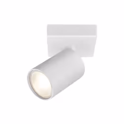 Le spot saillie BETA-T1 Alu GU10 35W Blanc peut être fixé au plafond ou au mur sur tous types de support, plâtre, béton. Il a ...
