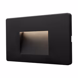 Le spot LED mural VEKTAB4 carré noir 3W 3000K IP65 permet de baliser les escaliers et les couloirs. L'éclairage indirect est  ...