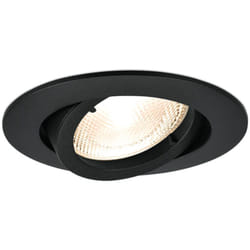 Braytron - Support de spot rond noir orientable GU10/GU5.3 IP20