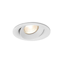 Braytron - Fixation spot Tetra-E1, rond, blanc, orientable, diamètre 95mm, aluminium