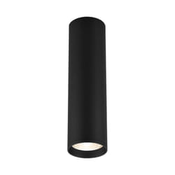 Spot long alu GAMA-5520 rond GU10 35W Noir