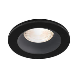 Braytron - Support de spot encastrable rond noir IP54