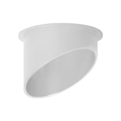 Braytron - Support de spot encastrable biseauté alu rond GU10 35W Blanc