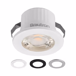 Description générale Ce mini spot LED rond 3 couleurs 3W 3000K IP54 se distingue par ses petites dimensions et son très faibl ...