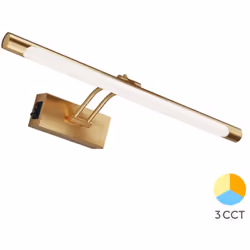 Applique murale LED 8W dorée Miroir 3IN1 – BN12-00886 Élégance et fonctionnalité pour vos miroirs et tableaux L'applique mura ...