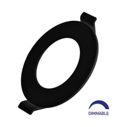 Braytron - Dalle led dimmable 6W 6500K 470lm Noir IP40